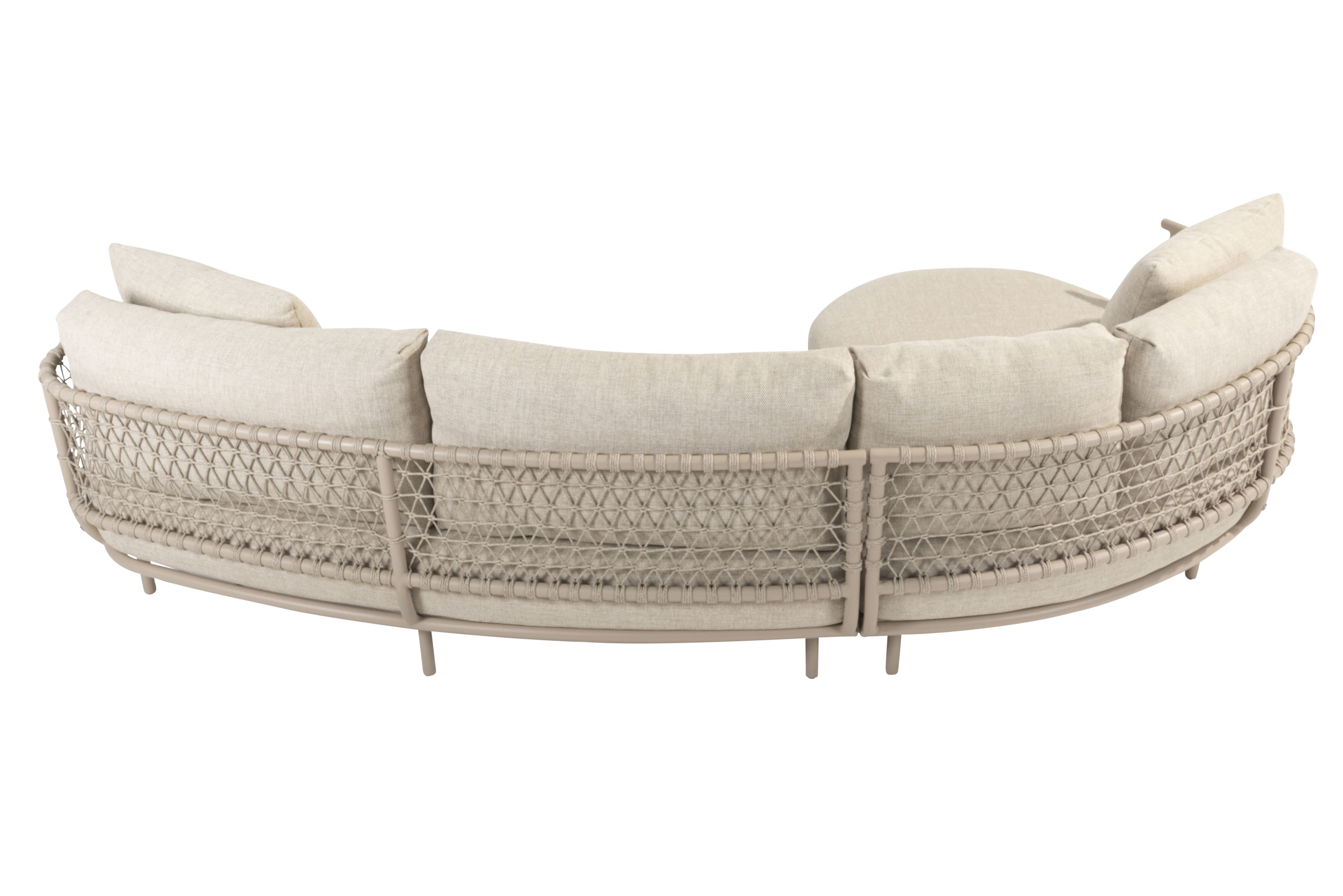 4 Seasons Outdoor Chaiselongue Sardinia latte 5-teilig