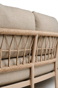 Tierra Outdoor Fresca Loungehoek Links champagne