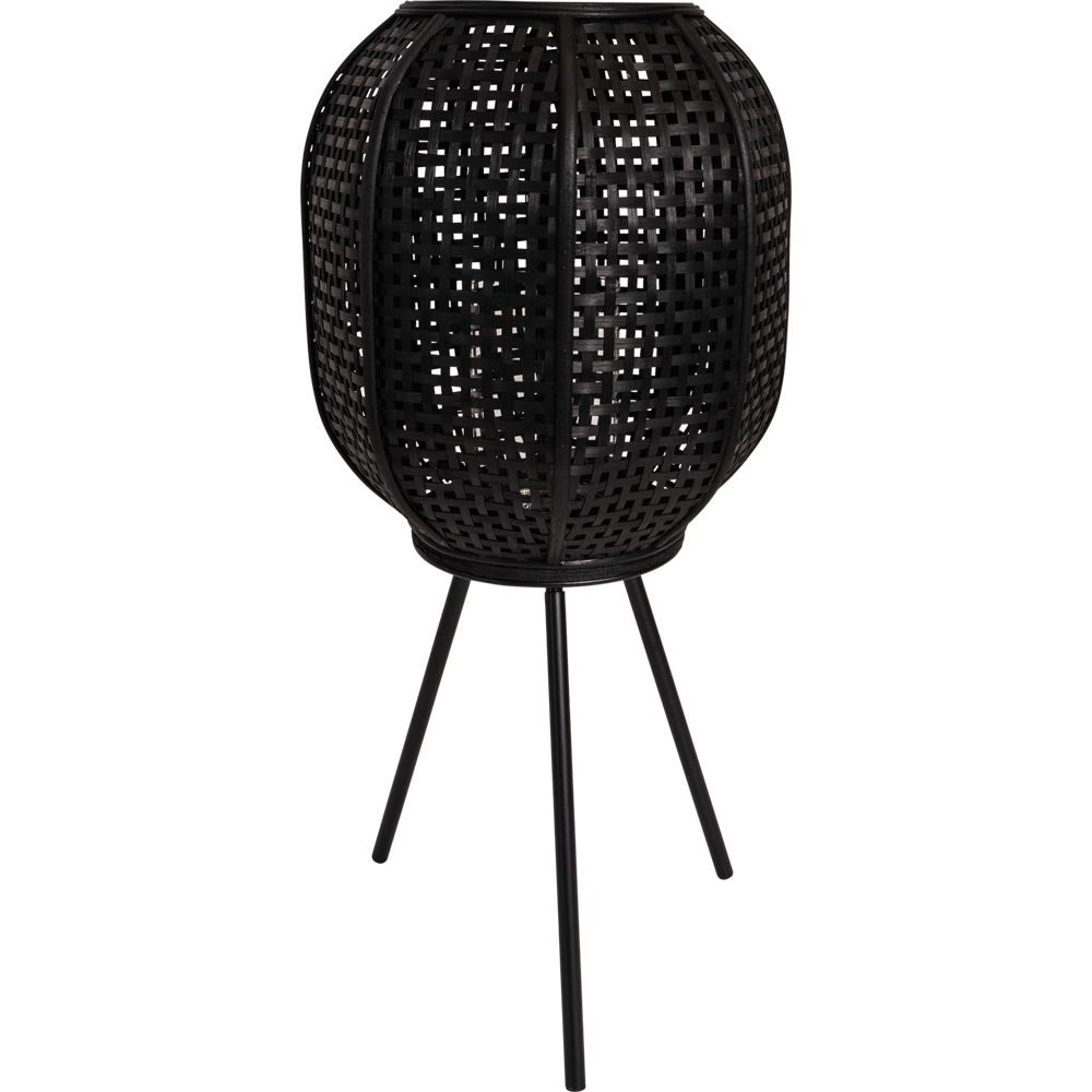 Laterne auf Sockel Macy schwarz, ø32x66cm