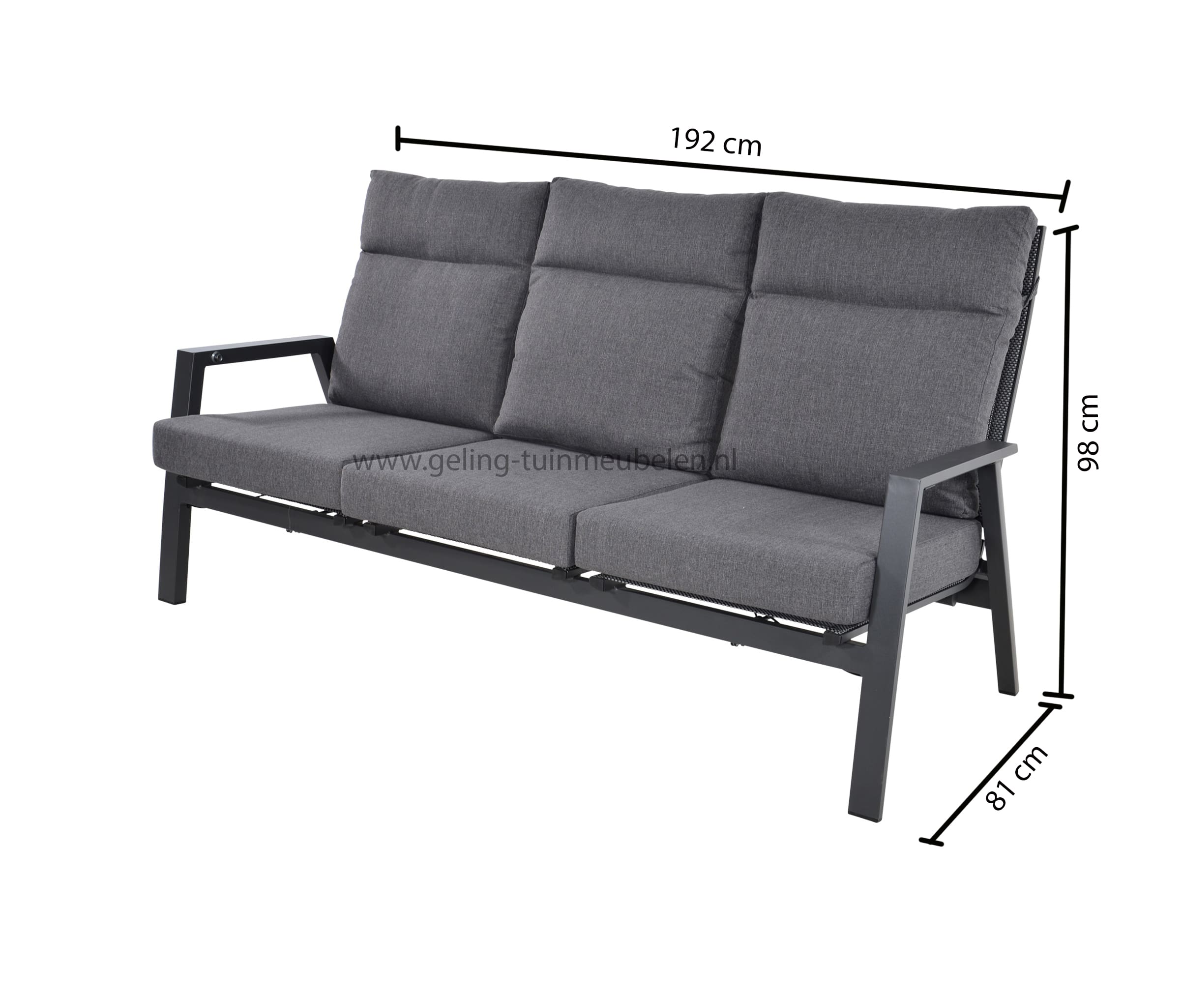 Lesli Living Loungesofa Ohio 3-Sitzer