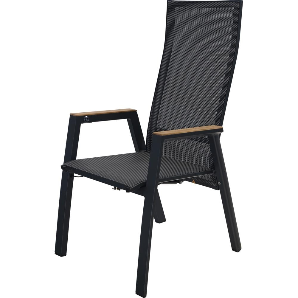 Lesli Living Standenstoel Amir Teak-Negro