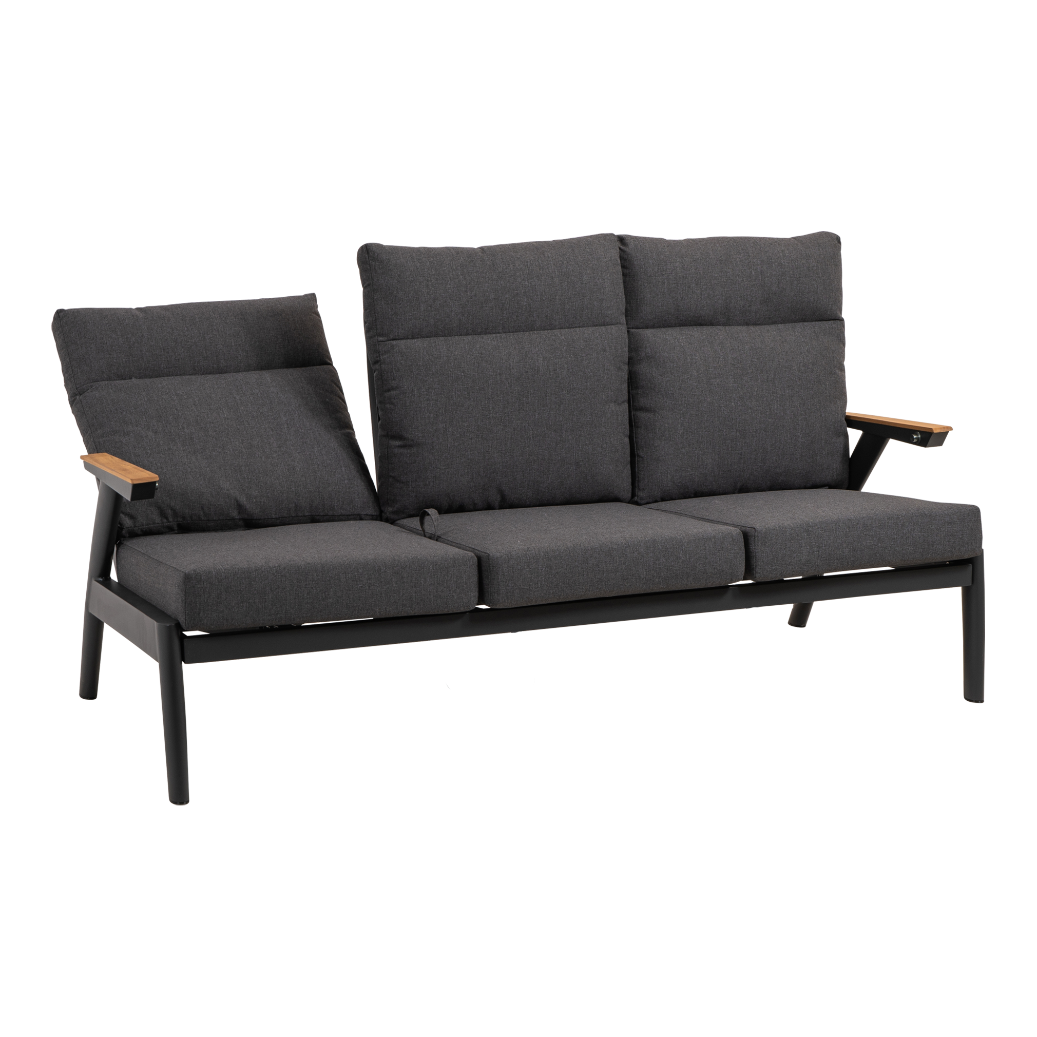 Lesli Living Lounge Sofa Florence Aluminium