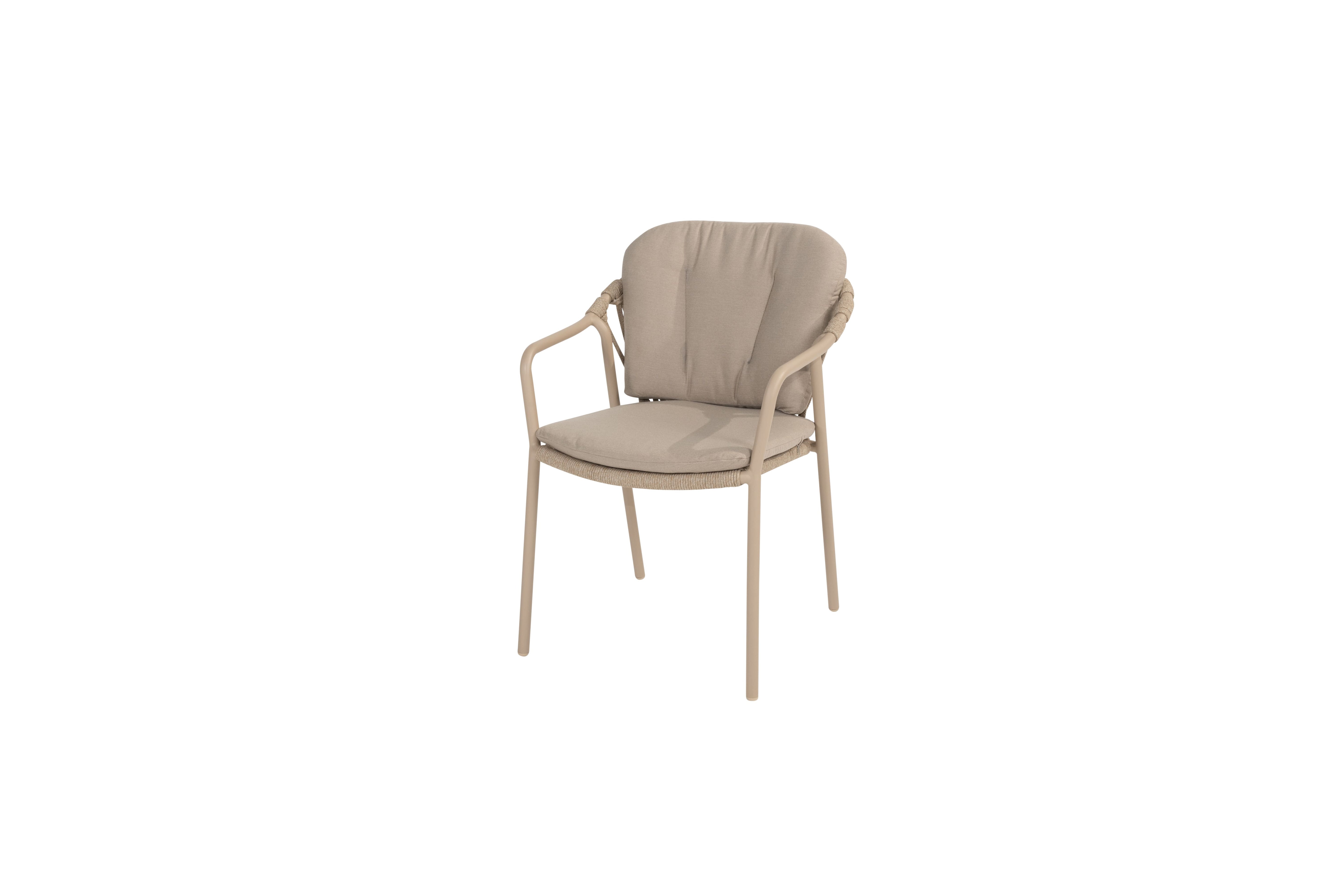 Taste 4SO Esszimmerset Manitoba latte-Donato Ø160cm 7-teilig