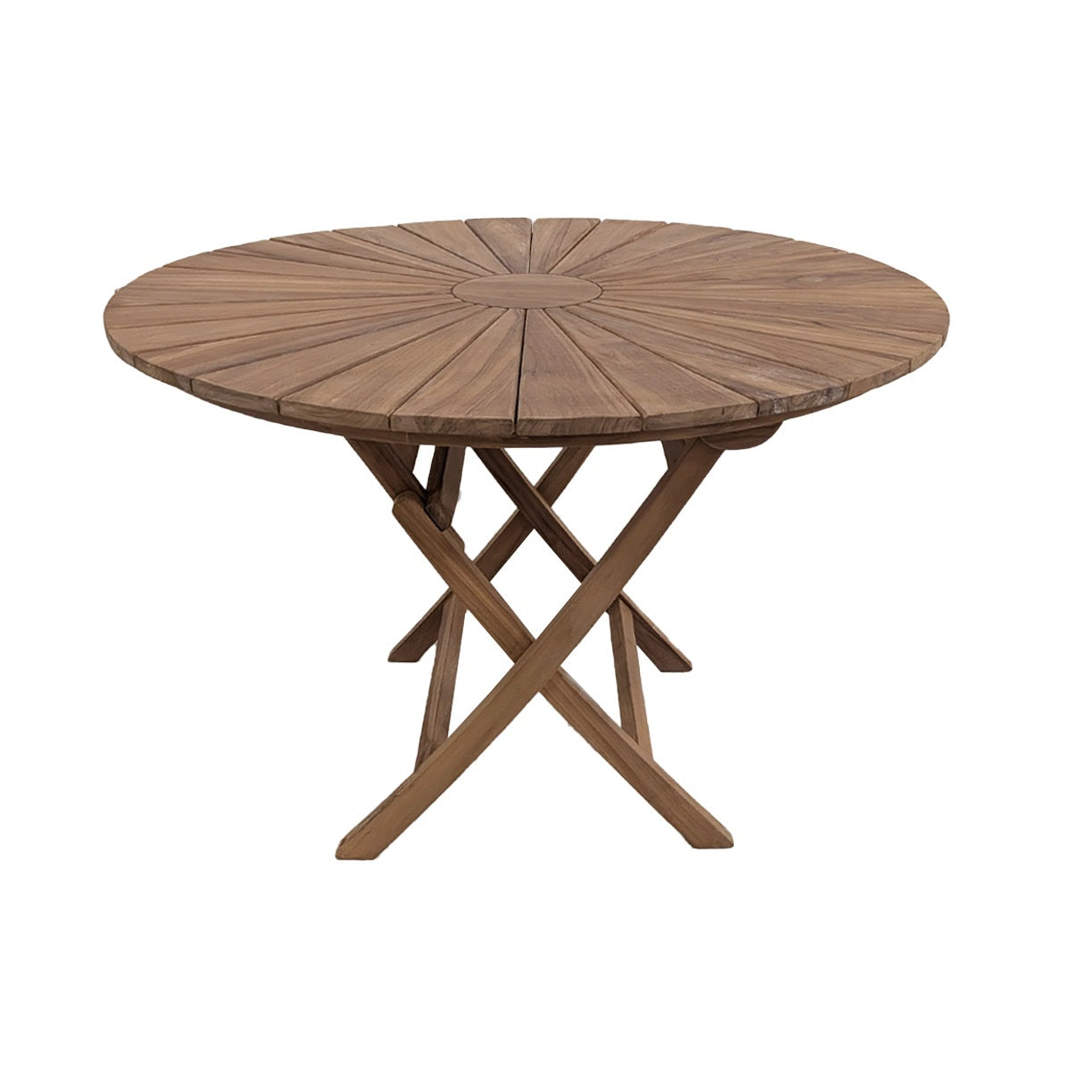 Jojo Living Klapptisch Lombok Teak Ø110cm