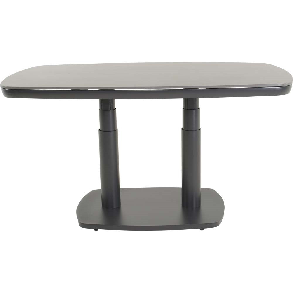 Lesli Living Loungetafel verstelbaar Geneva antraciet 140x85cm