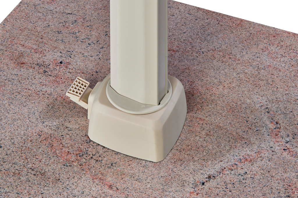 Platinum Zweefparasol Challenger T² Premium 300x300cm Sandstone/Champagne