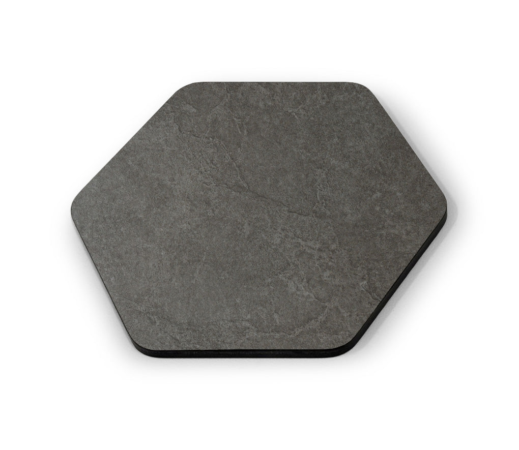 Tierra Outdoor Uitschuiftafel Trespa dark basalt 220/280x100cm charcoal