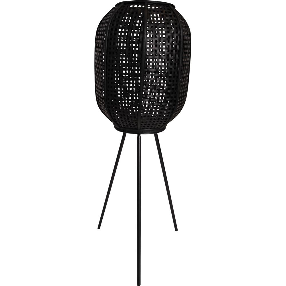 Laterne auf Sockel Macy schwarz, ø32x88cm