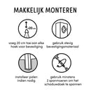 Coolfit Driehoek 3,6 x 3,6 x 3,6m, Zand