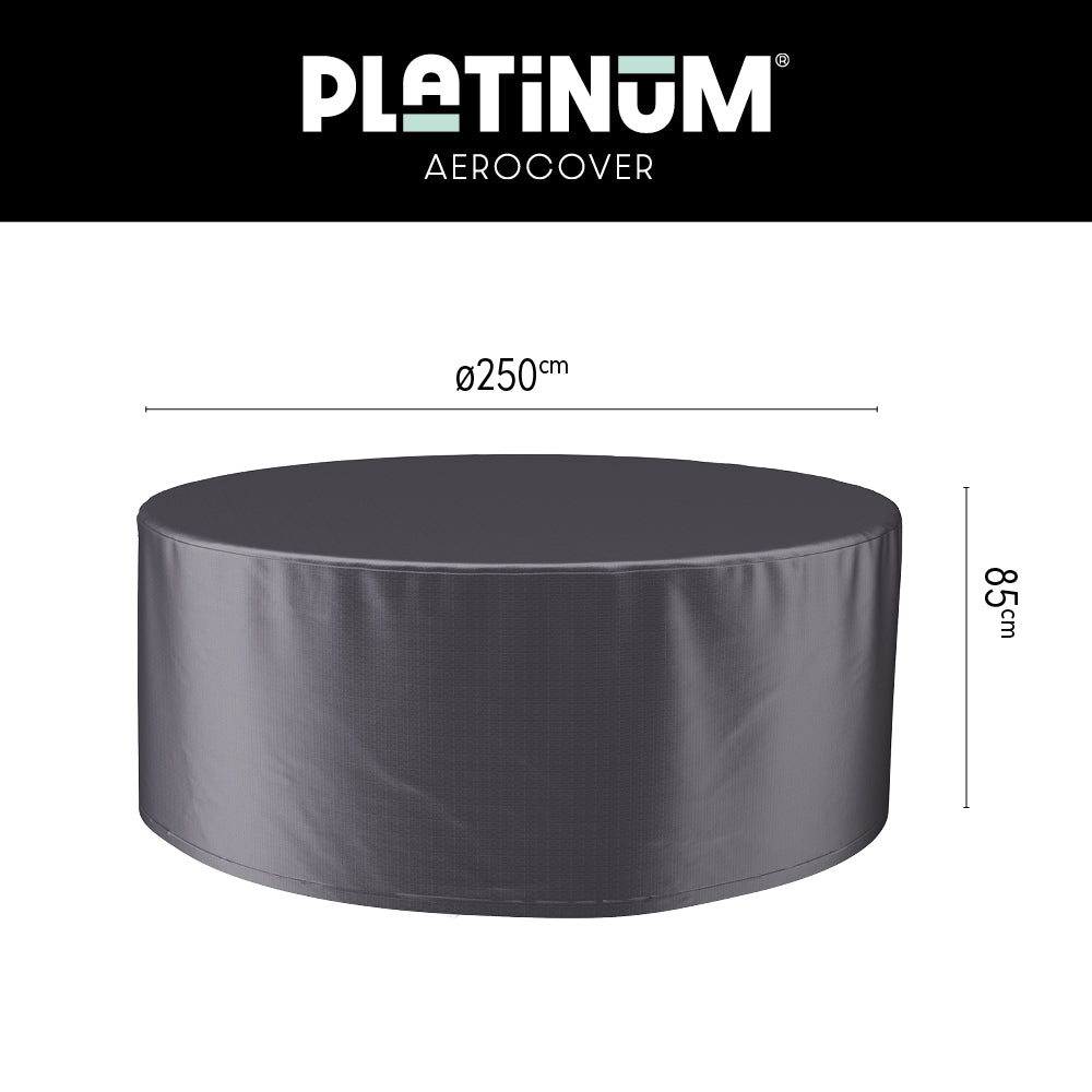 Abdeckung für Gartenset aus Platin ø250xH85