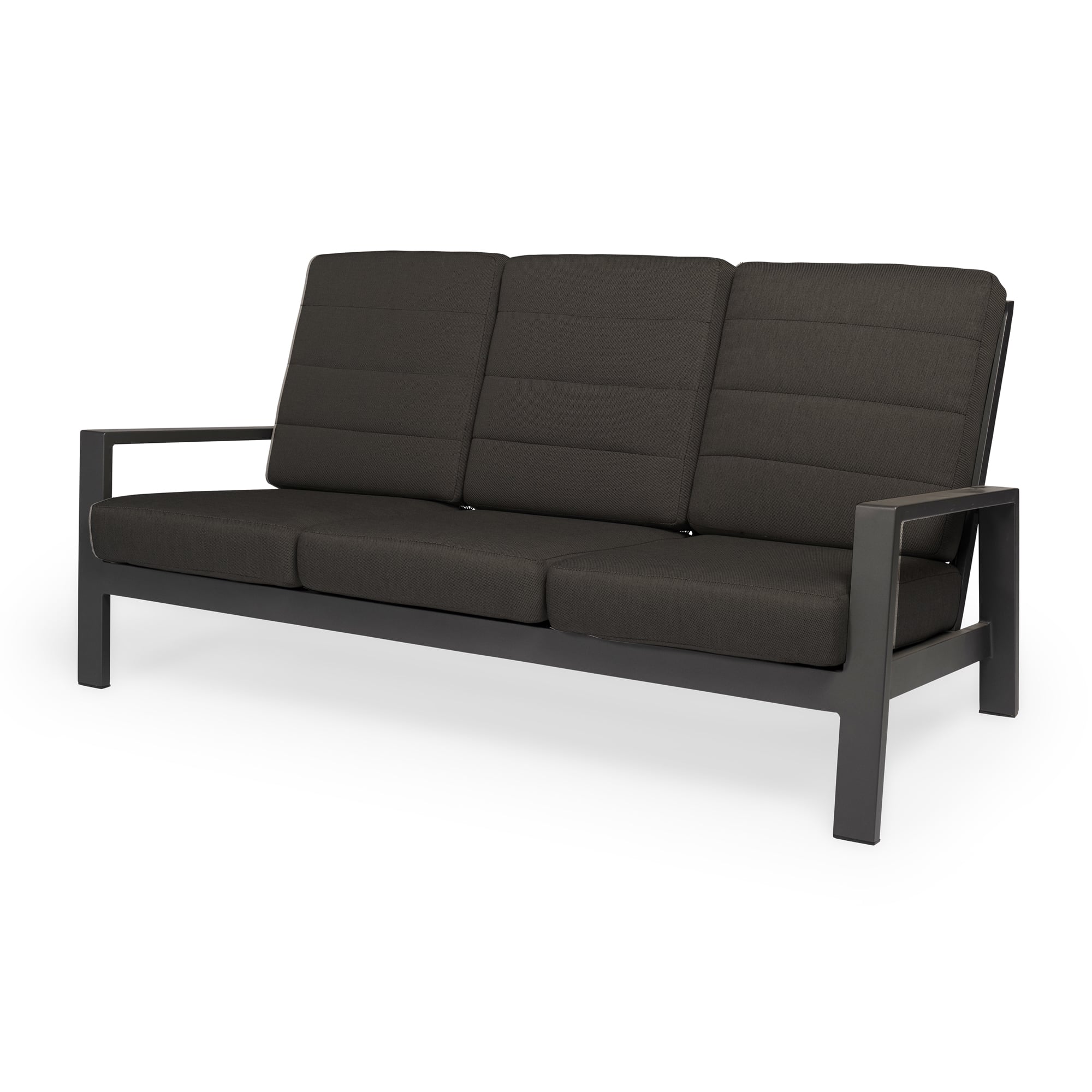 Tierra Outdoor Lounge Sofa 3-Sitzer Queens schwarz