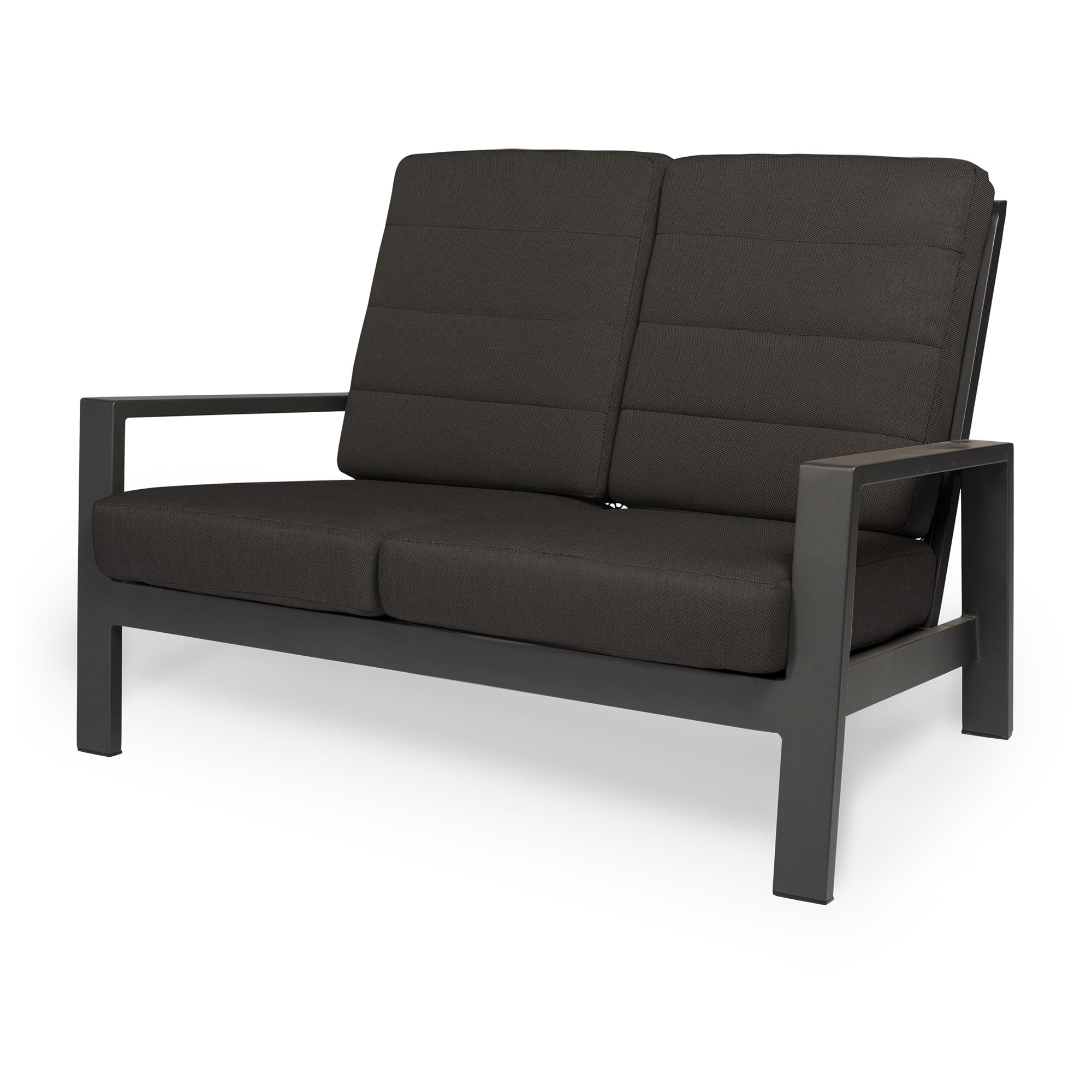 Tierra Outdoor Lounge Sofa 2-Sitzer Queens schwarz