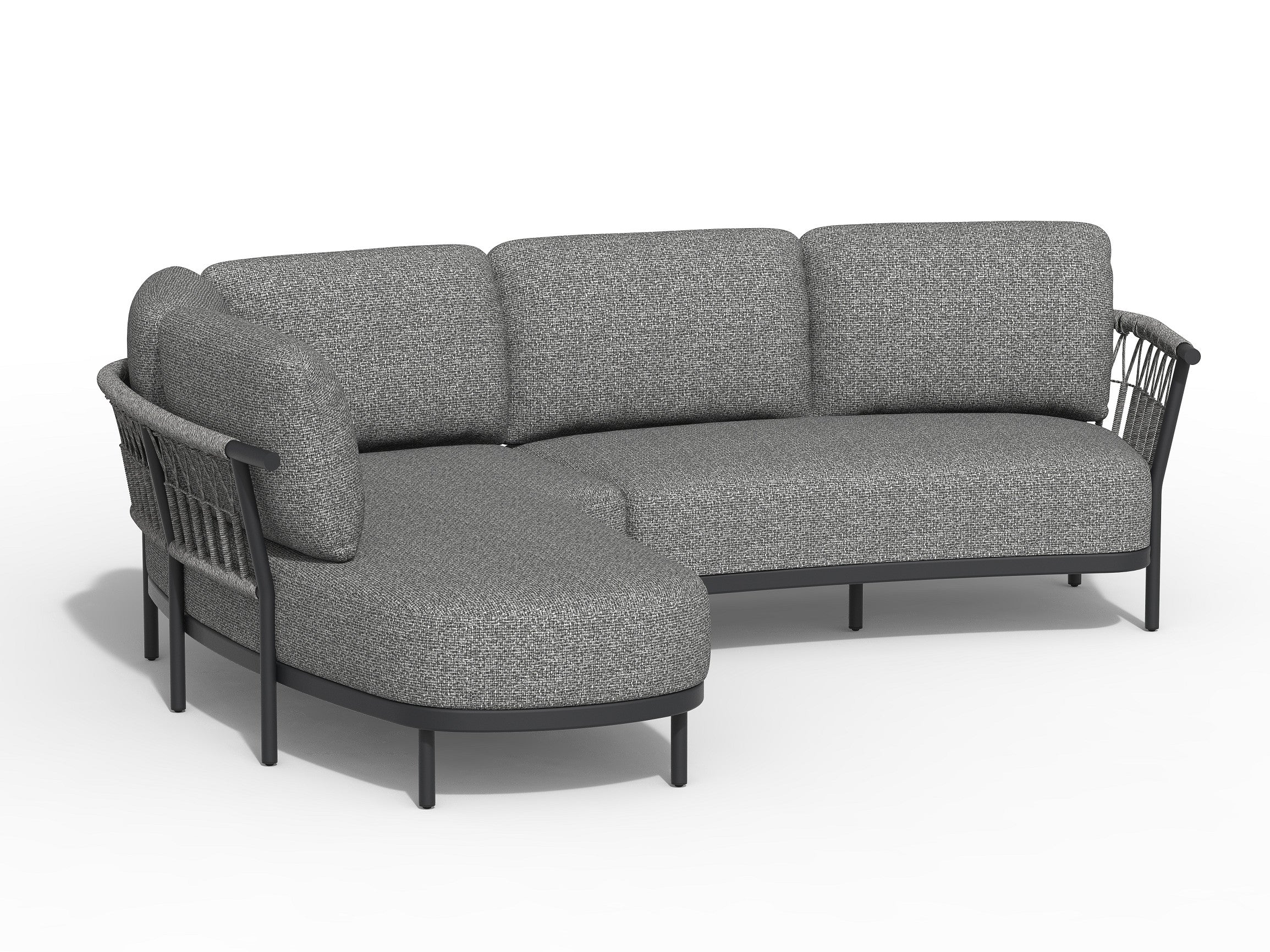 Tierra Outdoor Loungehoek Fresca Rechts Charcoal