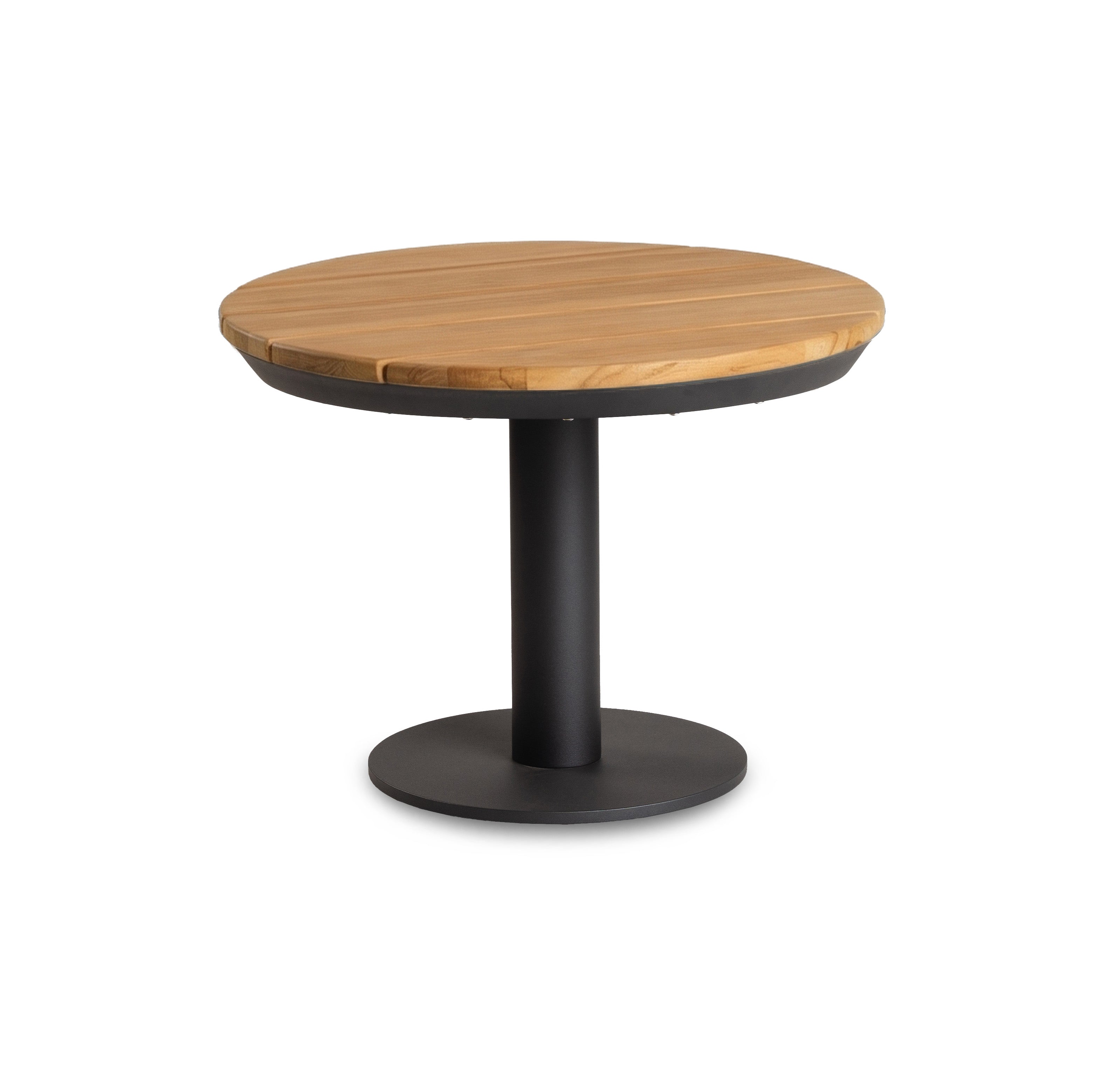 Tierra Outdoor Loungetisch Cana anthrazit/teak Ø50x37 cm