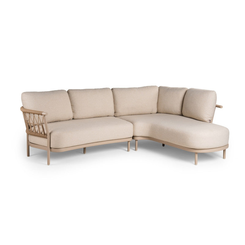 Tierra Outdoor Fresca Loungehoek Links champagne