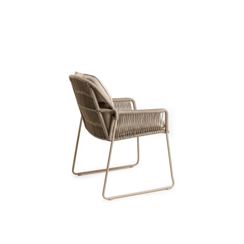 Tierra Outdoor Diningset Rivera champagne - Oblong ophira 200x110cm 7-delig