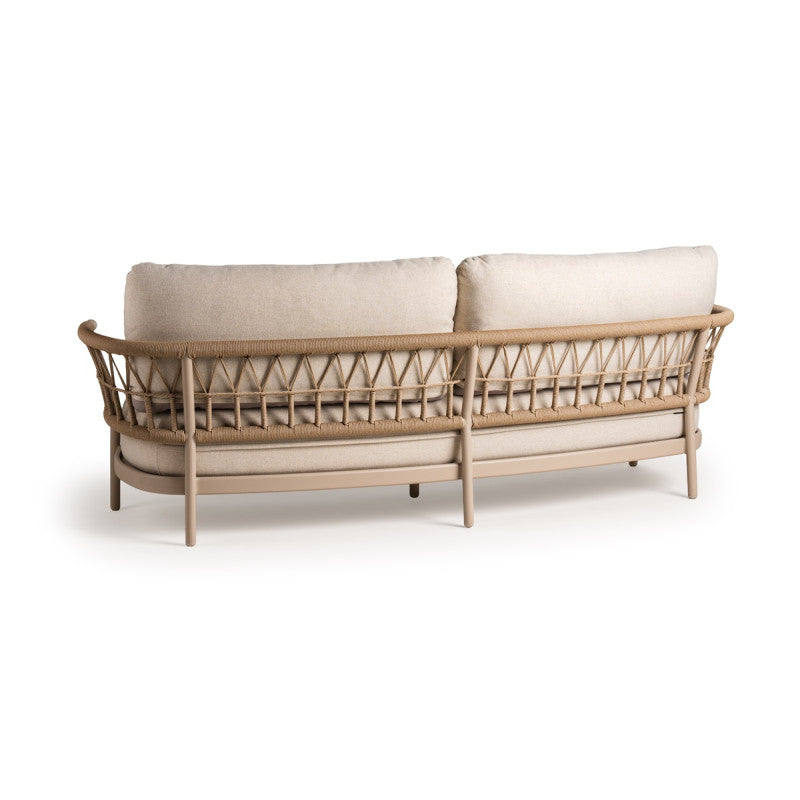 Tierra Outdoor Fresca Loungebank 3-zits champagne