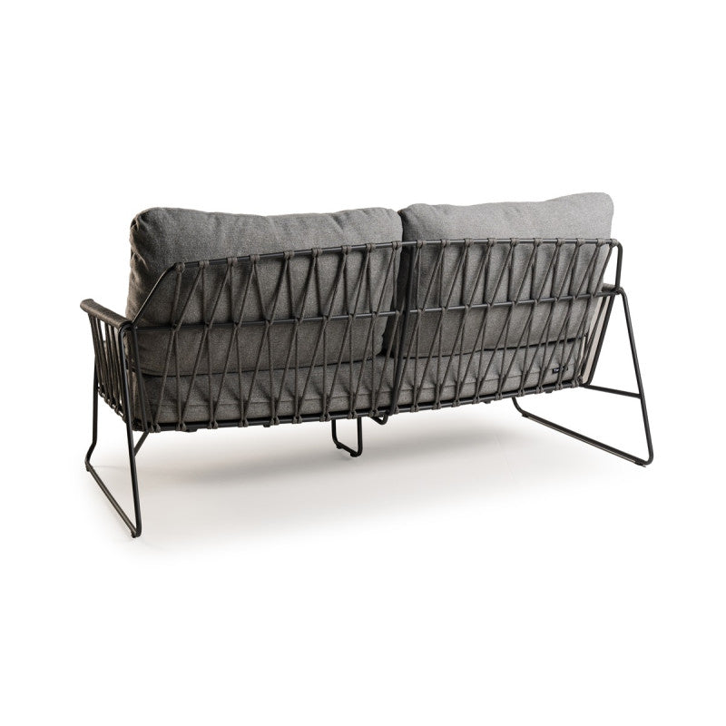 Tierra Outdoor Rivera Loungebank 2-zits mountain grey
