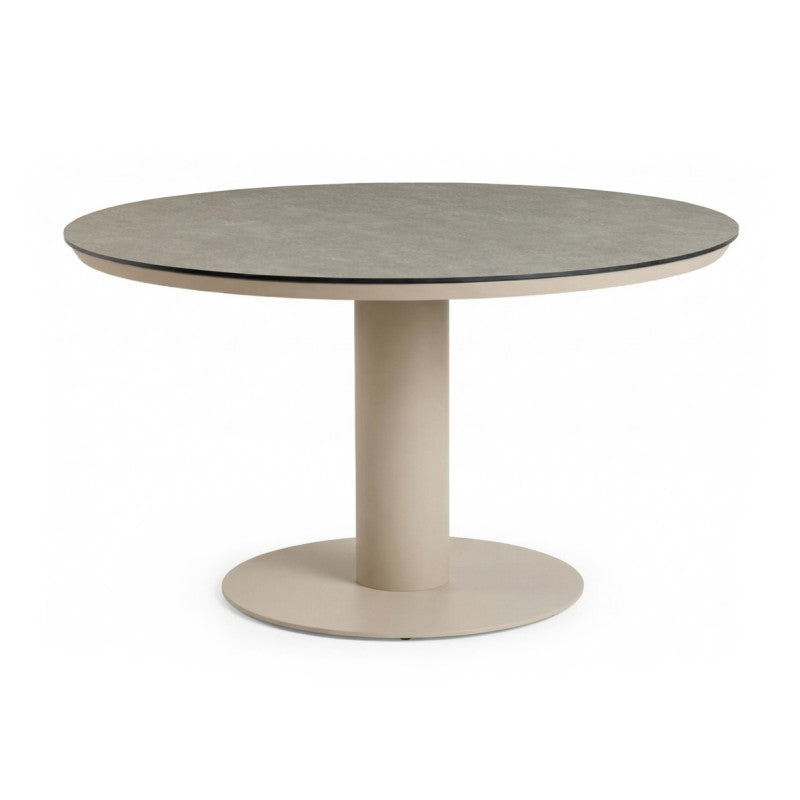 Tierra Outdoor Morena Diningtafel Trespa ophira ø120cm champagne