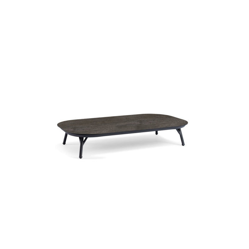Tierra Outdoor Nora Loungetafel Trespa forest grey 120x70cm charcoal