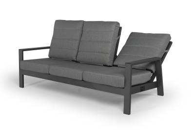 Tierra Outdoor Lounge Sofa 3-Sitzer Queens Anthrazit