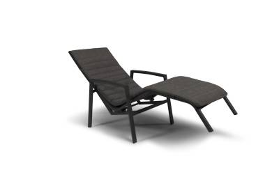 Tierra Outdoor Relaxsessel Wave Anthrazit