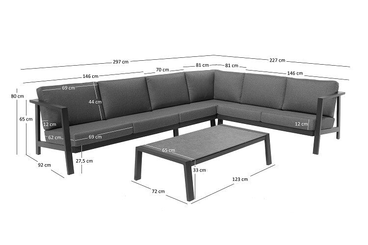 Kettler Loungehoek Alba 6-delig showmodel