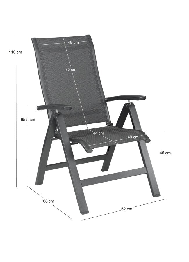 Kettler Altura Liegestuhl Aluminium