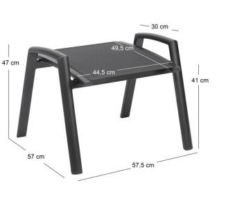 Kettler Altura – Legato Curve Fußhocker