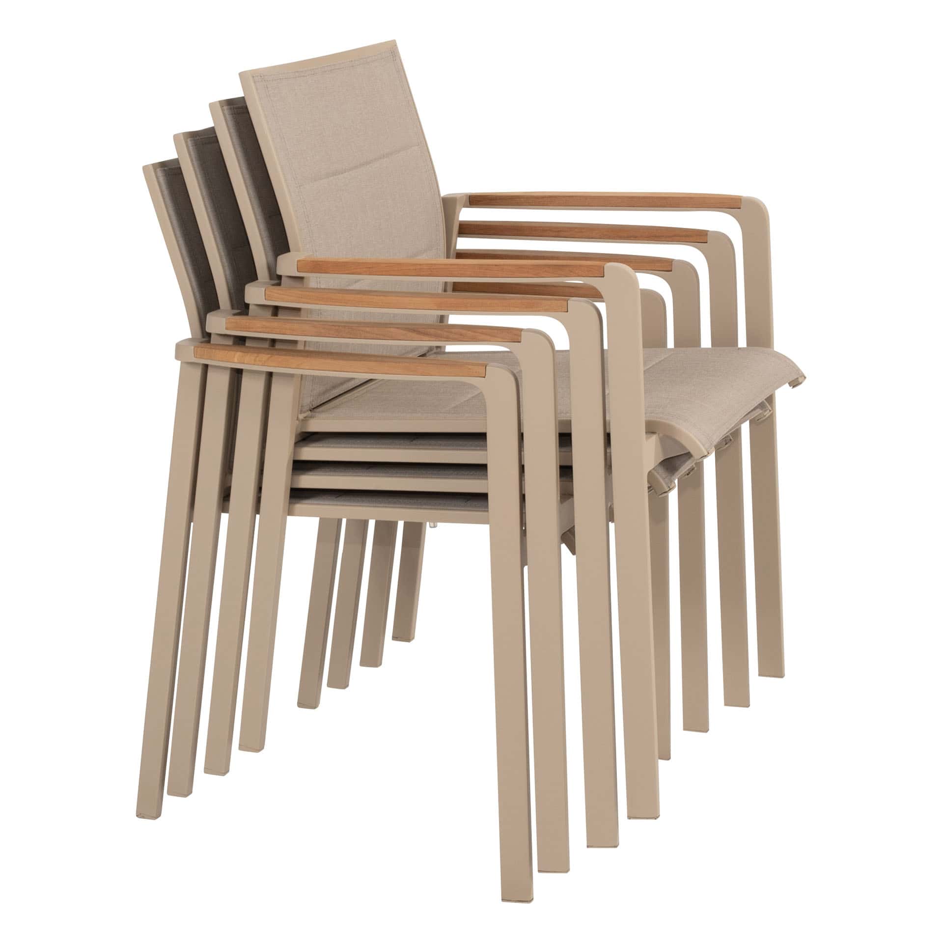 Taste 4SO Stapelstuhl Cortina latte