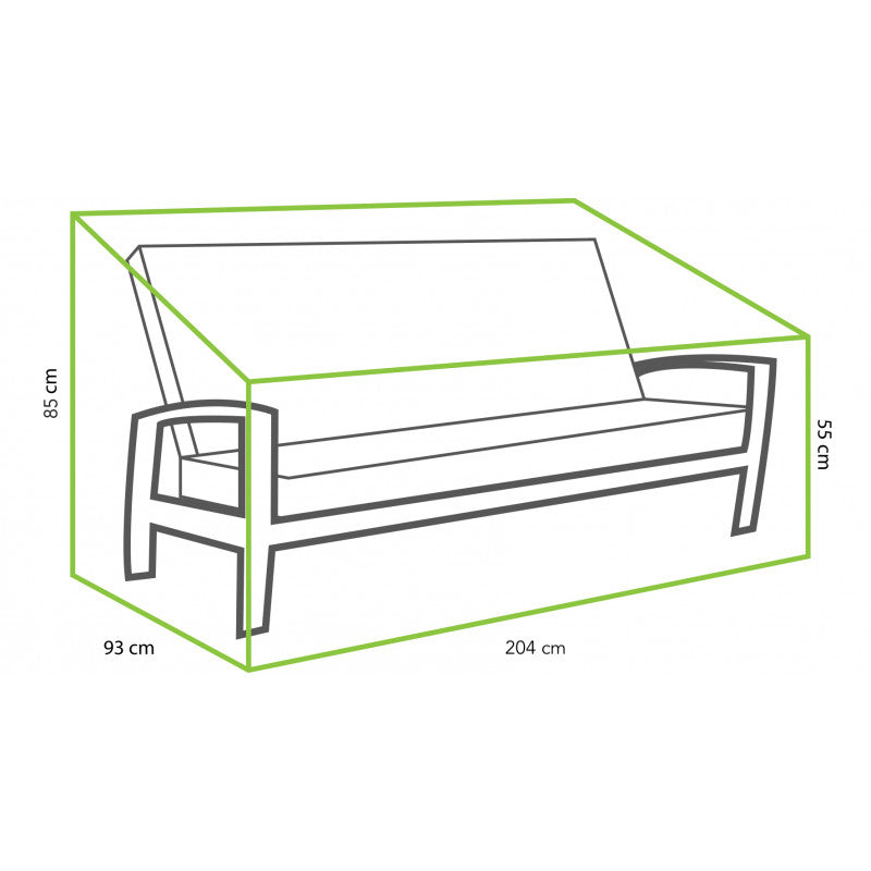 Tierra Outdoor Cover Valencia/Queens 3-Sitzer-Sofa