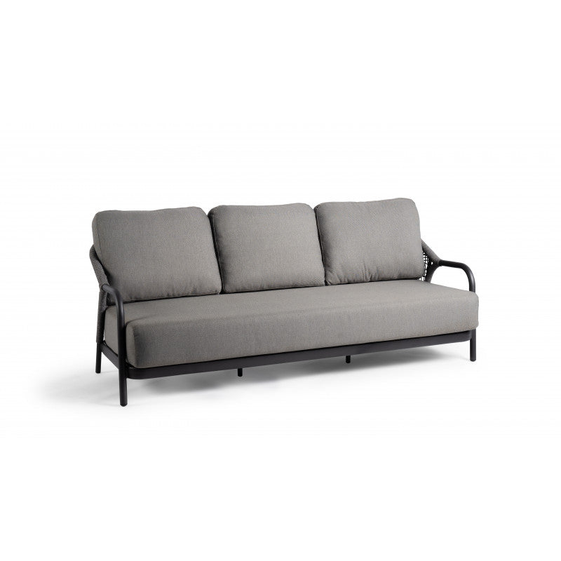 Tierra Outdoor Lounge Sofa 3-Sitzer Fiona anthrazit