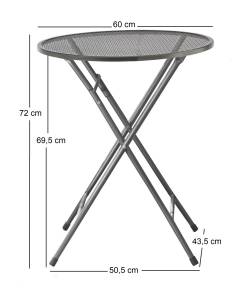 Kettler Klapptisch Stretchmetall Ø60cm