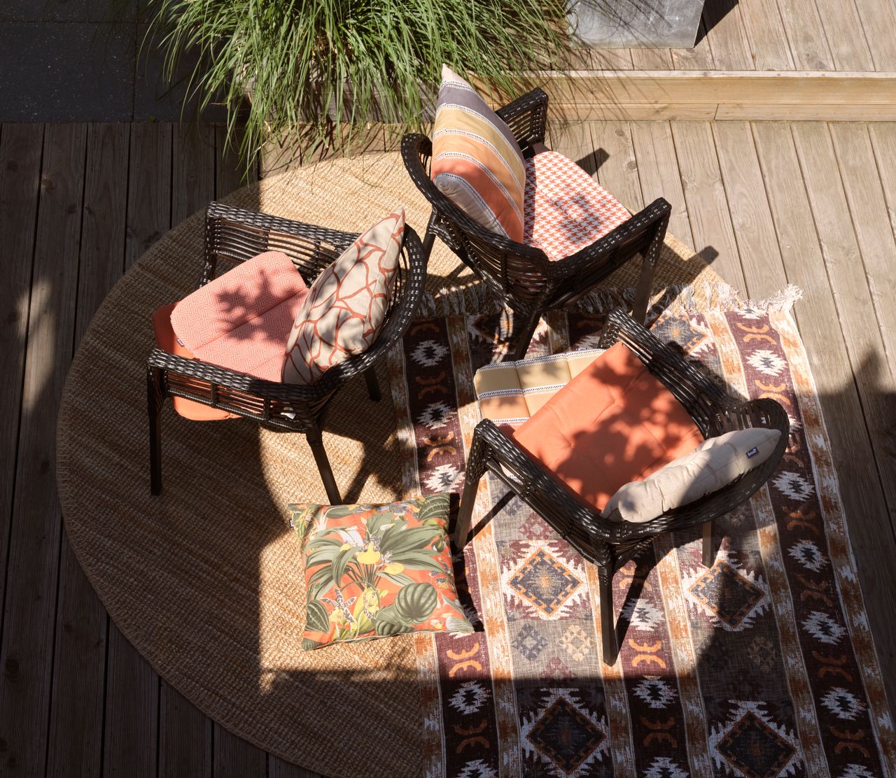 Hartman Cuba Cognac 44x40x3cm Sitzkissen Delphine
