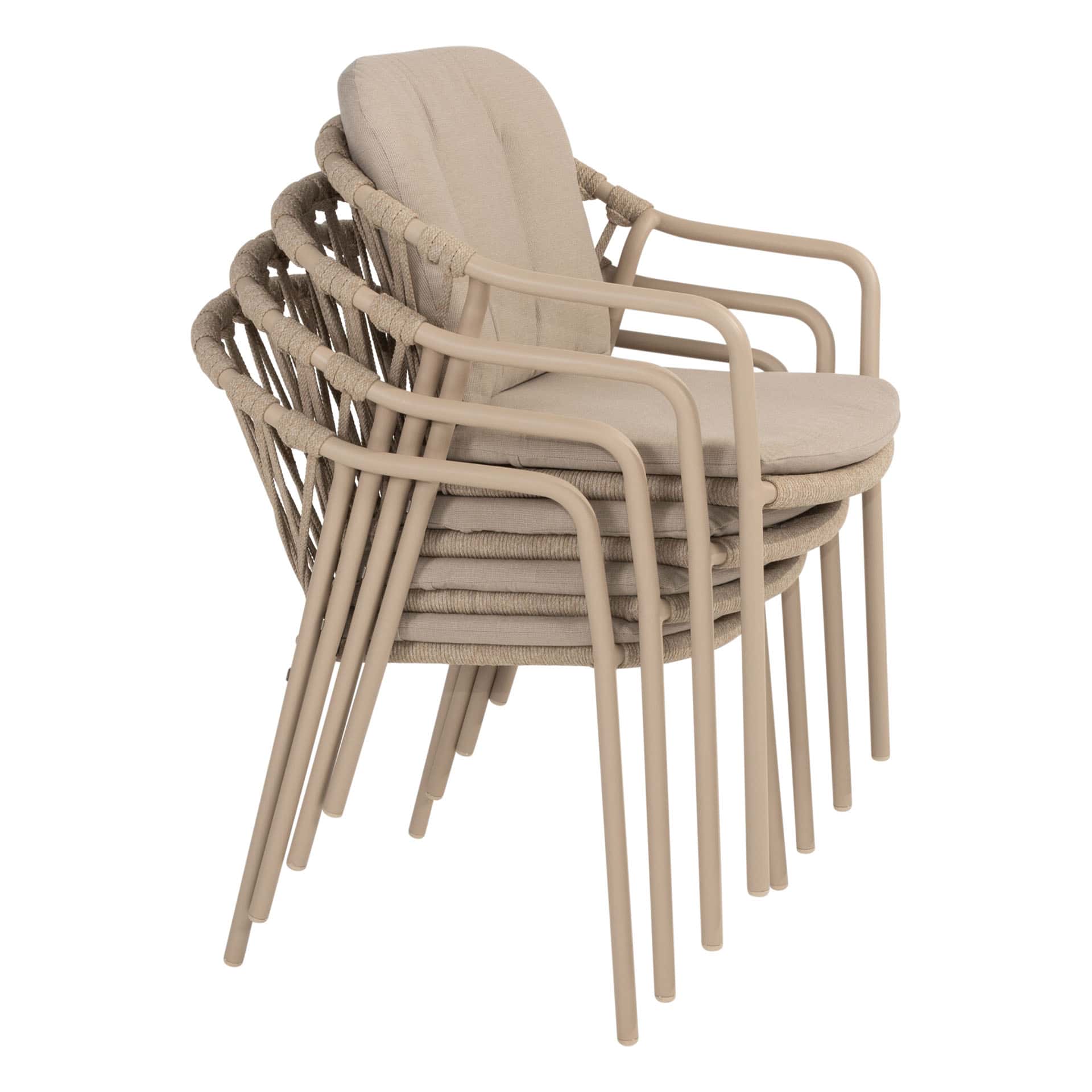 Taste 4SO Stapelstuhl Manitoba latte