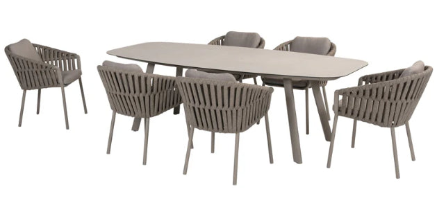 Taste 4SO Diningset Owen-Manolo 240x103cm 7-delig