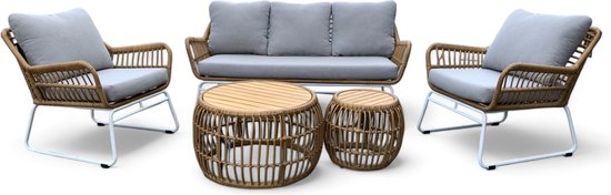 Mondial Living Lounge-Set Megan 5-teilig