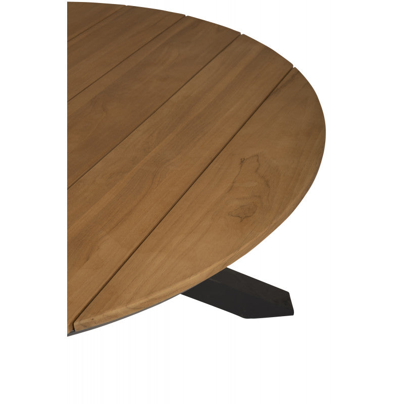 Tierra Outdoor-Esstisch Omnigo Teak ø150cm