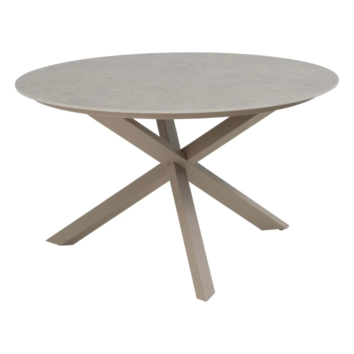 Taste 4SO Diningset Puglia latte-Prado keramiek ø130cm 5-delig