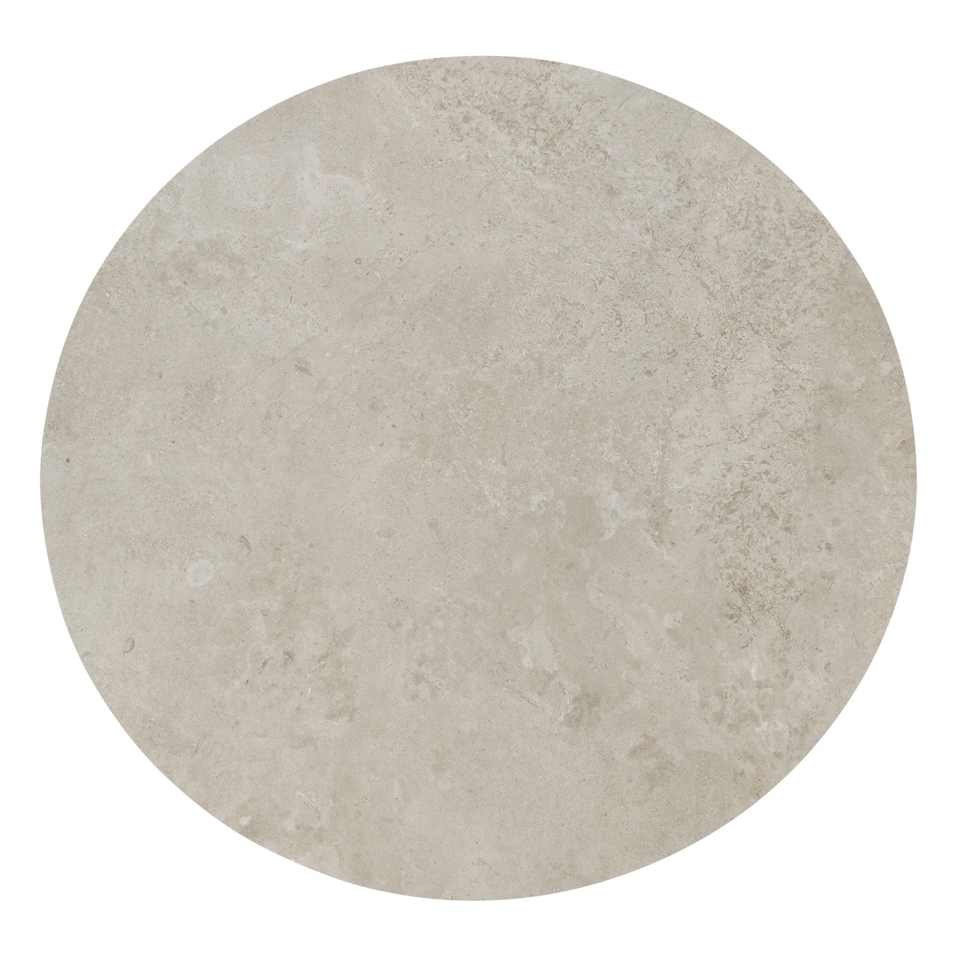 Taste 4SO Diningtafel Prado RVS/keramiek latte Ø130cm