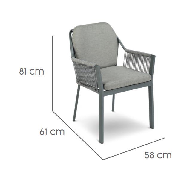 Tierra Outdoor liv - omnigo Ø150cm 7-teilig