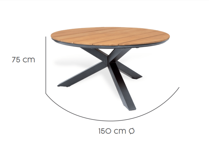 Tierra Outdoor foxx - omnigo ø150cm 5-teilig